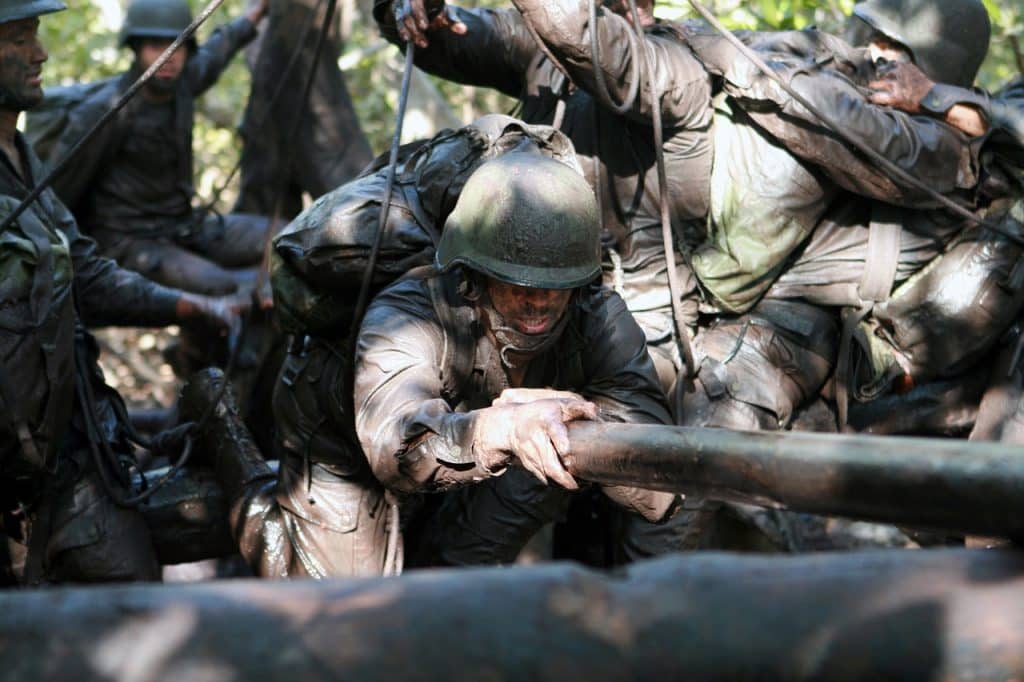 military, exercise, teamwork